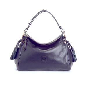 Dooney & Bourke Medium Leather Zip Hobo Bag